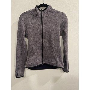 Nike Dri-Fit Therma Full Zip Training Hoodie Purple Jacket Sz Small 803505-524